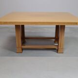 Husser 615 dining table by Frank Lloyd Wright produced by Cassina