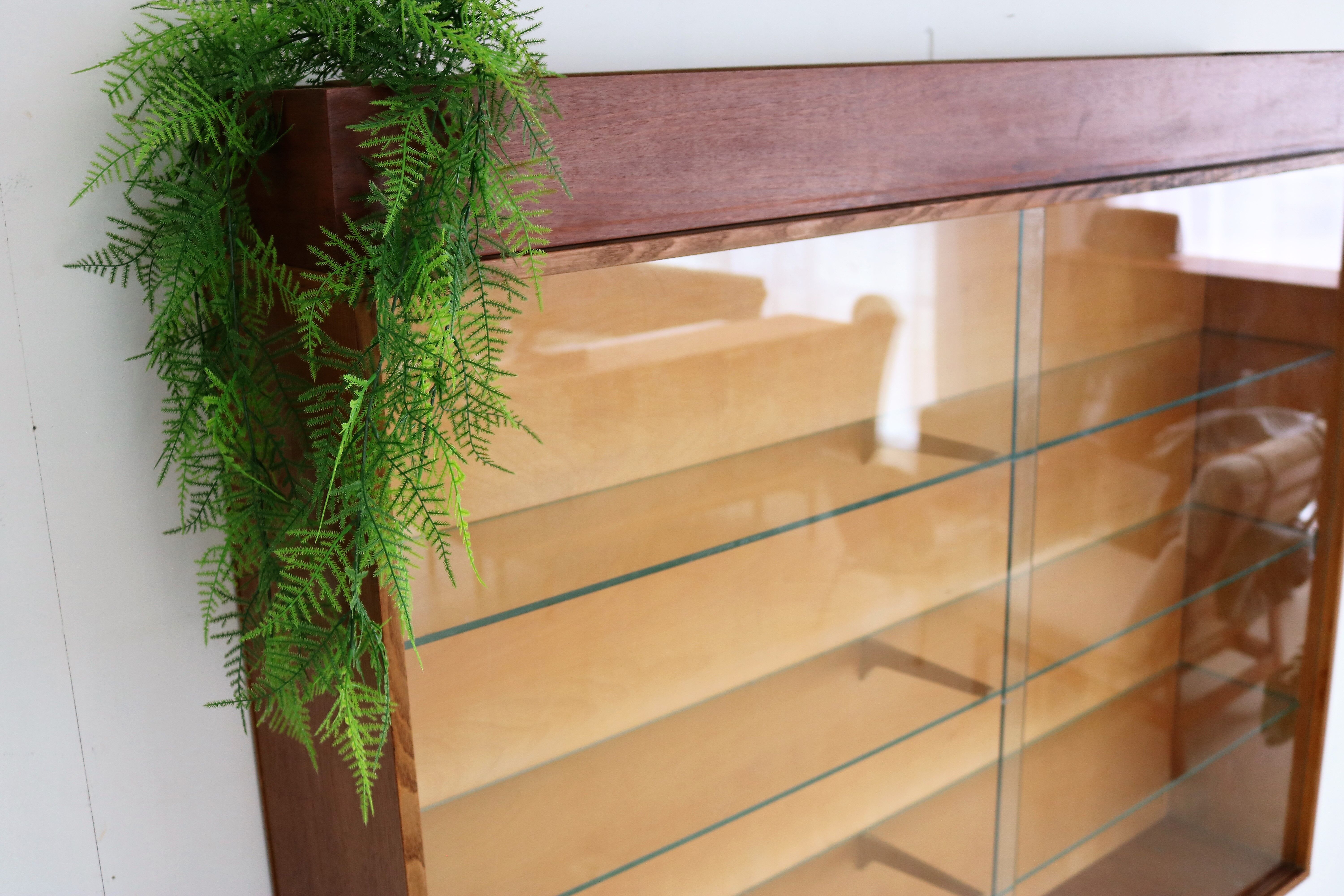 vintage display cabinet