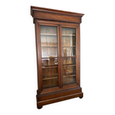 19th century walnut display case