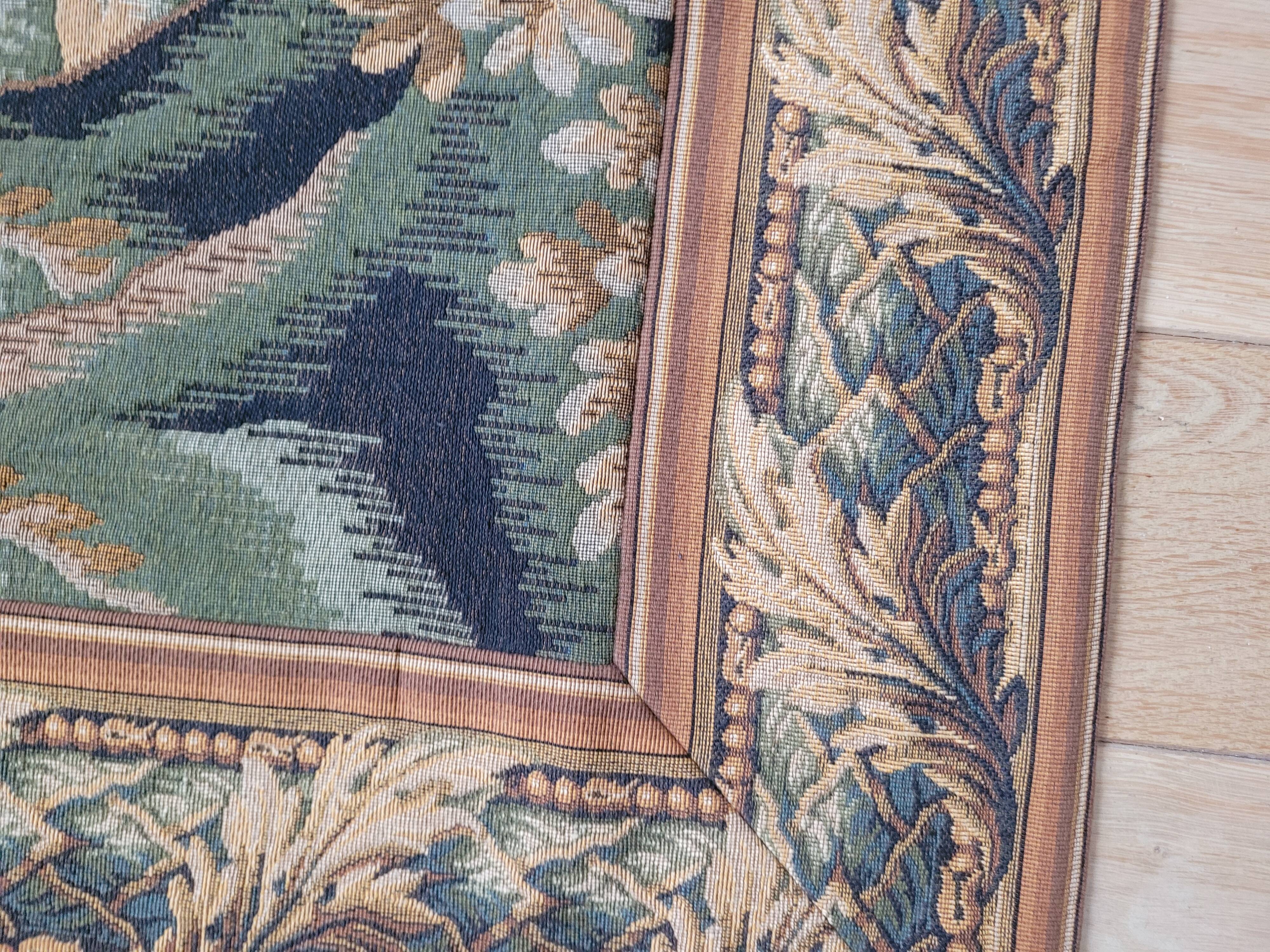 Wall tapestry Forest of Clairmarais Flanders tapestry