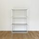 Aluminum and glass shelf