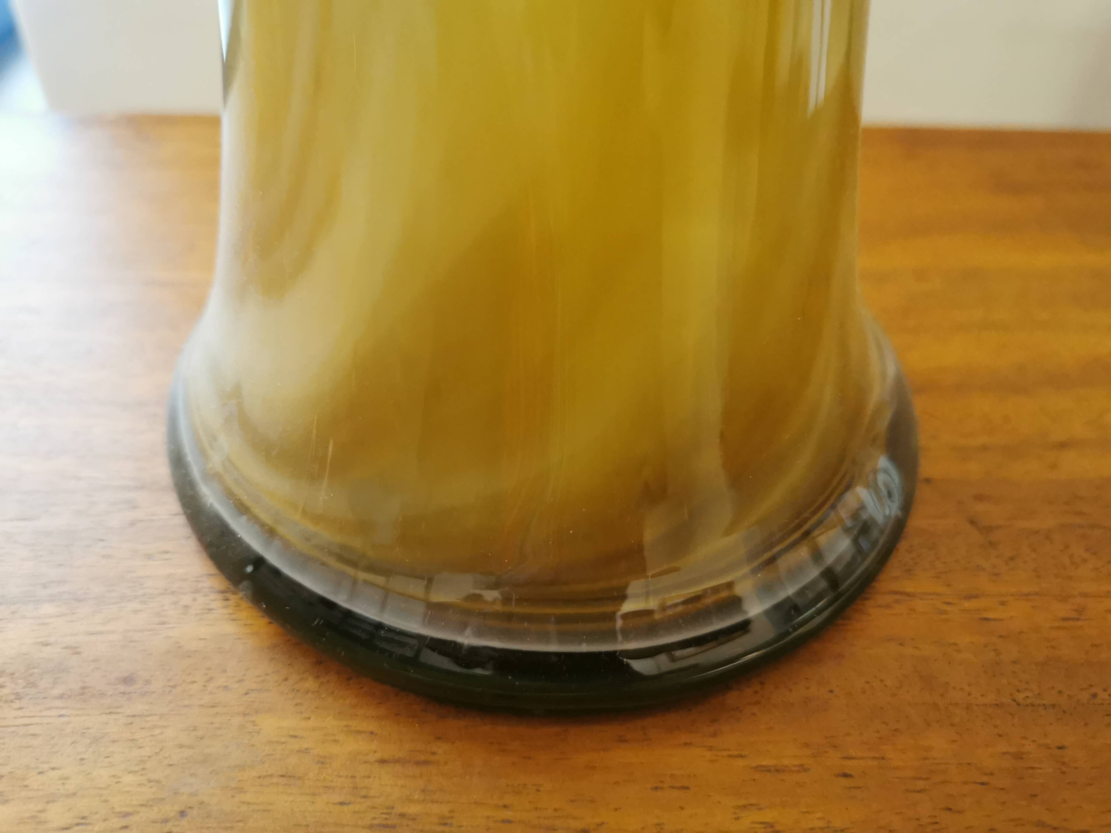 Large vintage Murano glass vase from the 60s