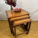 Mid- century retro vintage teak nest of tables by g plan 1960 Danish Design