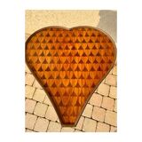 Table form heart in style Louis XV marquetry