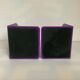 Pair of purple pop mauve metal bookends