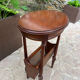 Oval cherry pedestal table