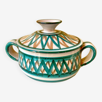 Ceramic soup pot Robert Picault Vallauris vintage 60