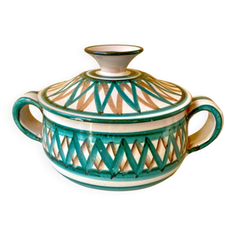 Ceramic soup pot Robert Picault Vallauris vintage 60