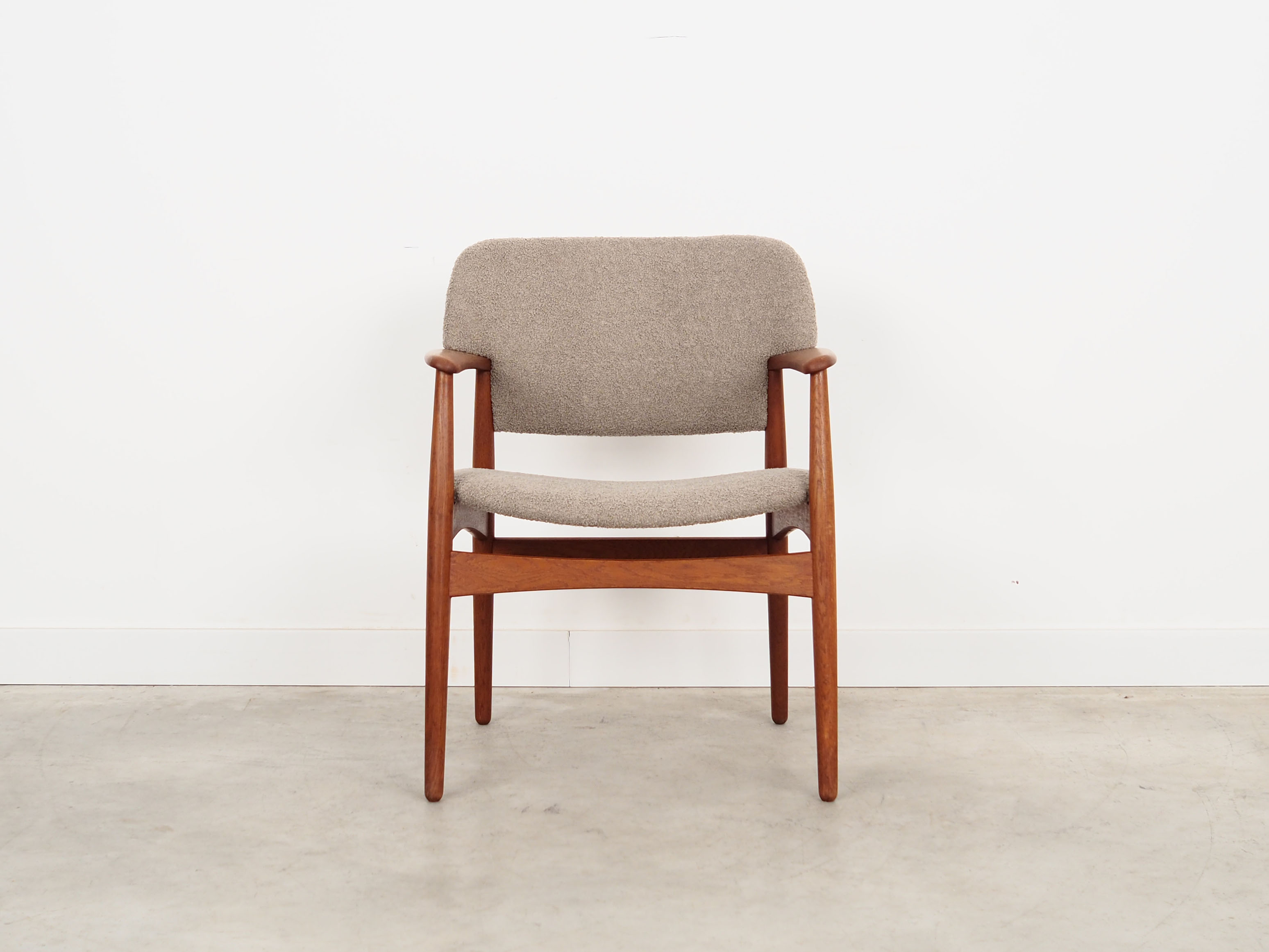 Oak armchair, Danish design, 1960s, designer: Ejner Larsen & Aksel Bender Madsen, production: Fritz