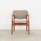 Oak armchair, Danish design, 1960s, designer: Ejner Larsen & Aksel Bender Madsen, production: Fritz