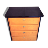 Petite commode en bois et formica