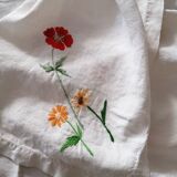 Old embroidered tablecloth