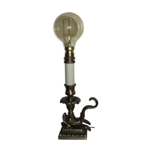 Lampe style poisson antique Romain