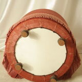 Ottoman ottoman vintage pink velvet