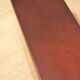 1960's industrial design: big bench mahogany and metal 1.9 m