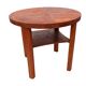 Round coffee table, Mid-Century, Art Deco, after renovation, Germany, 1960s