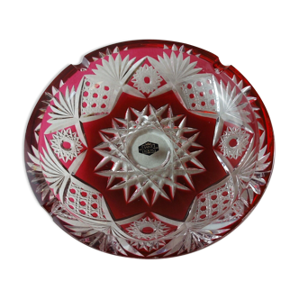 Ashtray, Moselle model, in Saint Louis crystal