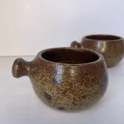 Pyrite stone bowls in
