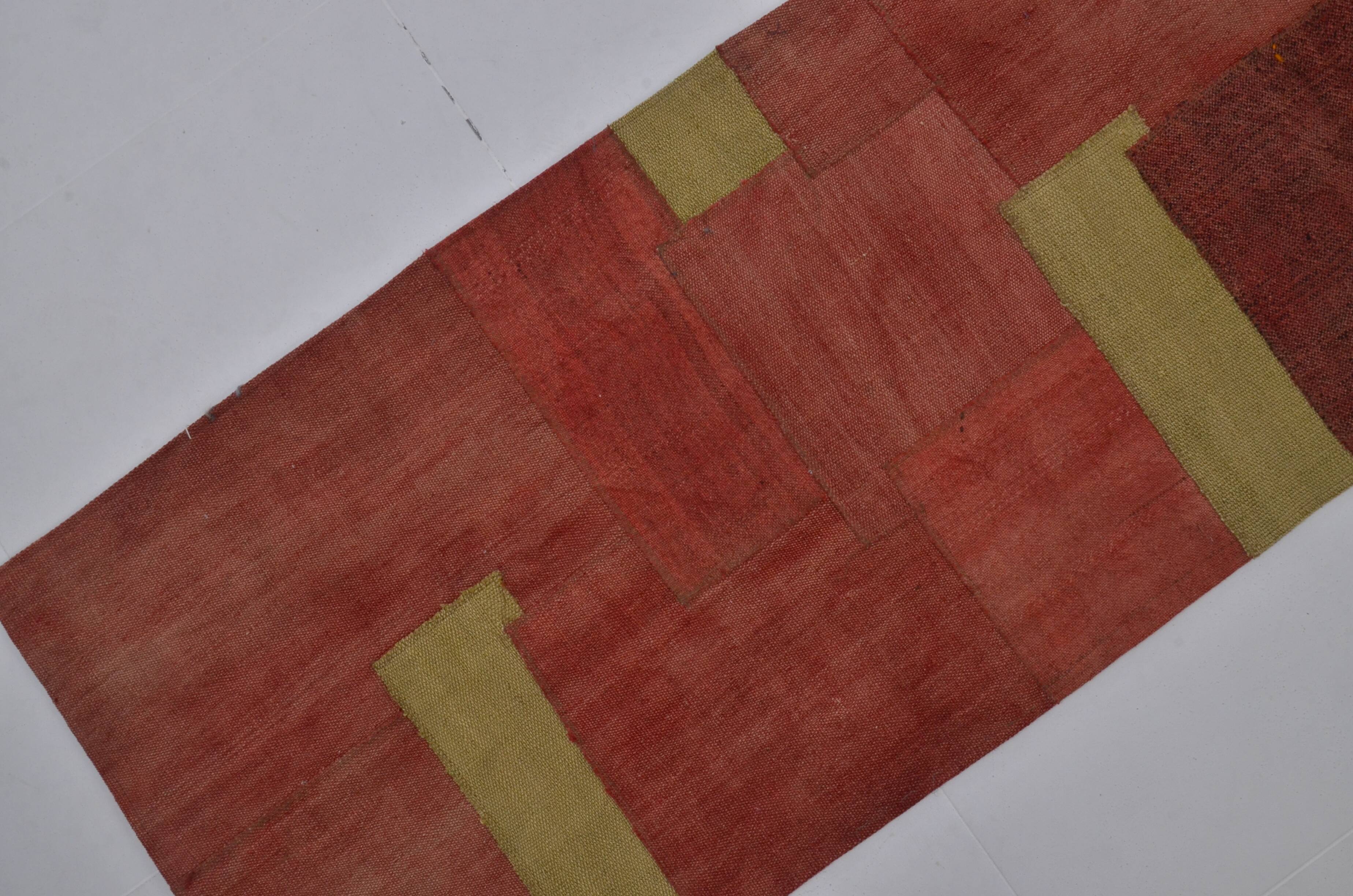 Oushak Turkish  Anatolian Kilim Runner sku3943