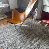 Butterfly AA armchair chrome/leather