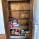 Antique Provençal wardrobe with a patina
