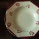 Lot 4 assiettes creuses Art Deco Digoin Sarreguemines Badonviller Aude France Dominique