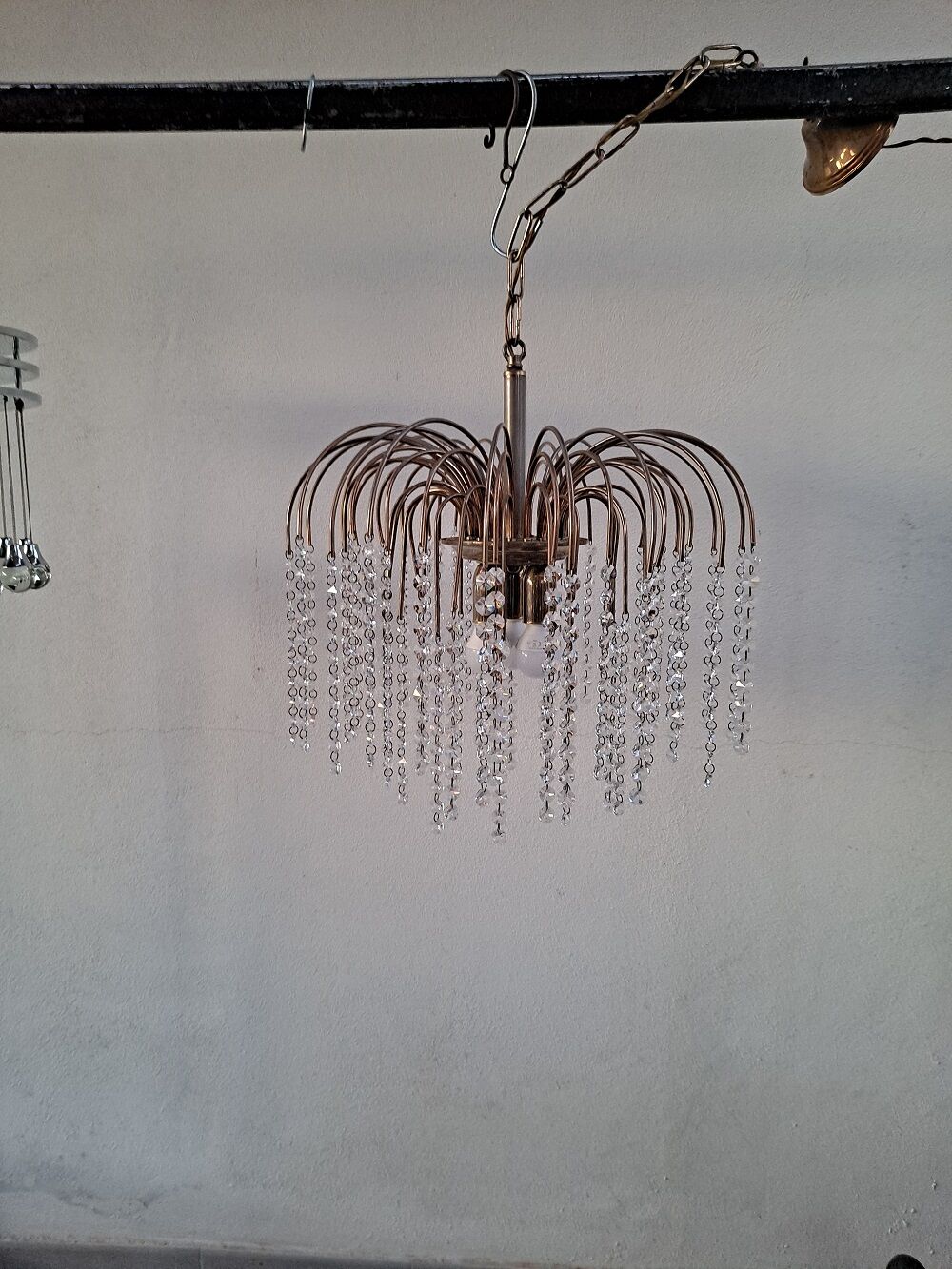 Vintage Italian Waterfall Chandelier