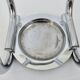 Chrome metal umbrella stand, space age, modernist, futuristic, 70's