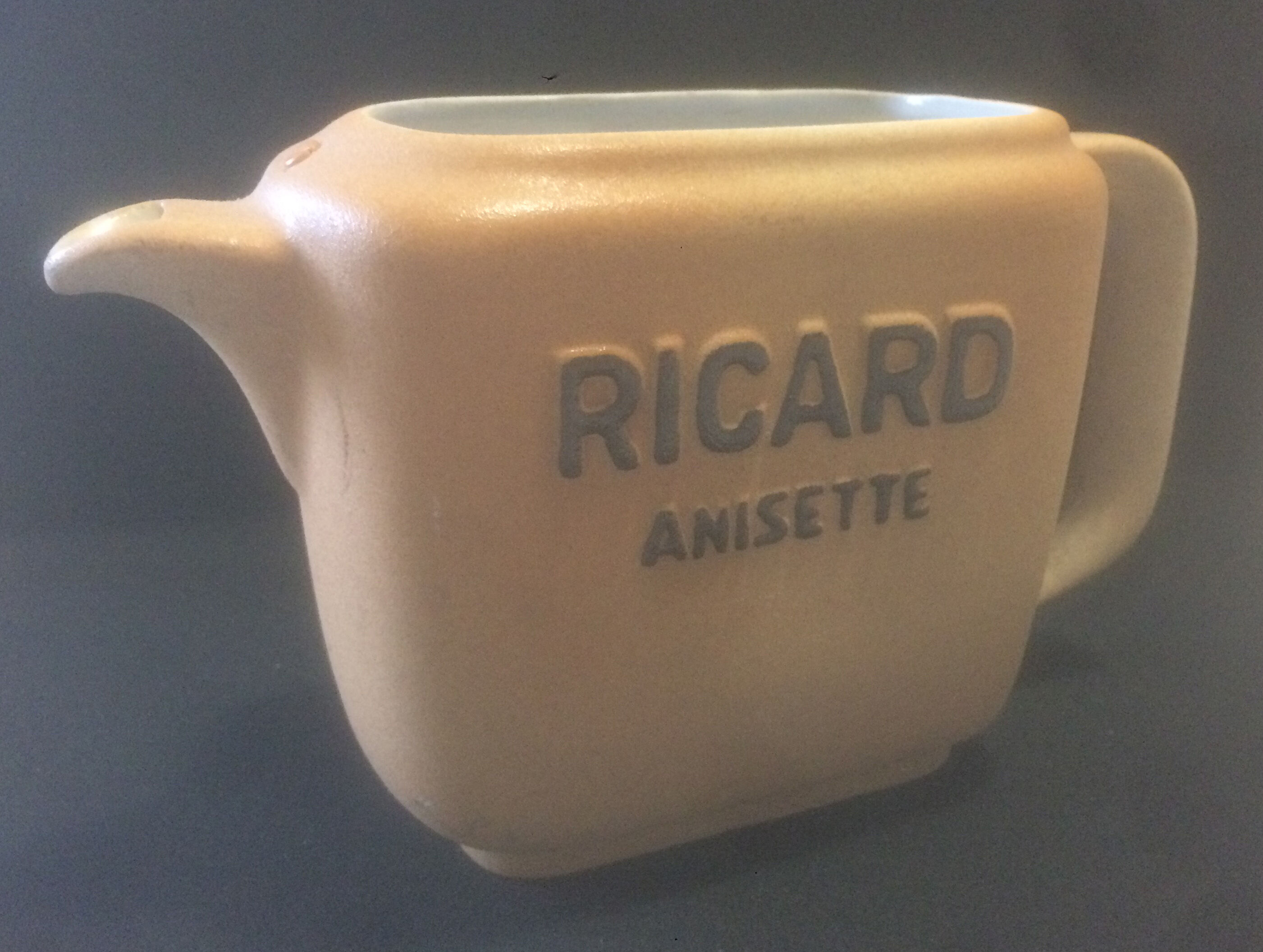 Ricard carafe in rectangular ceramic 100cl