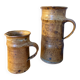 Set of 2 stoneware pitchers