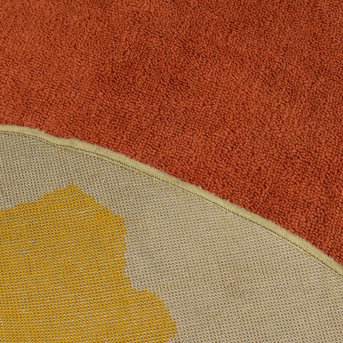 Wool rugs from the 60s by artist Wolf Bauer