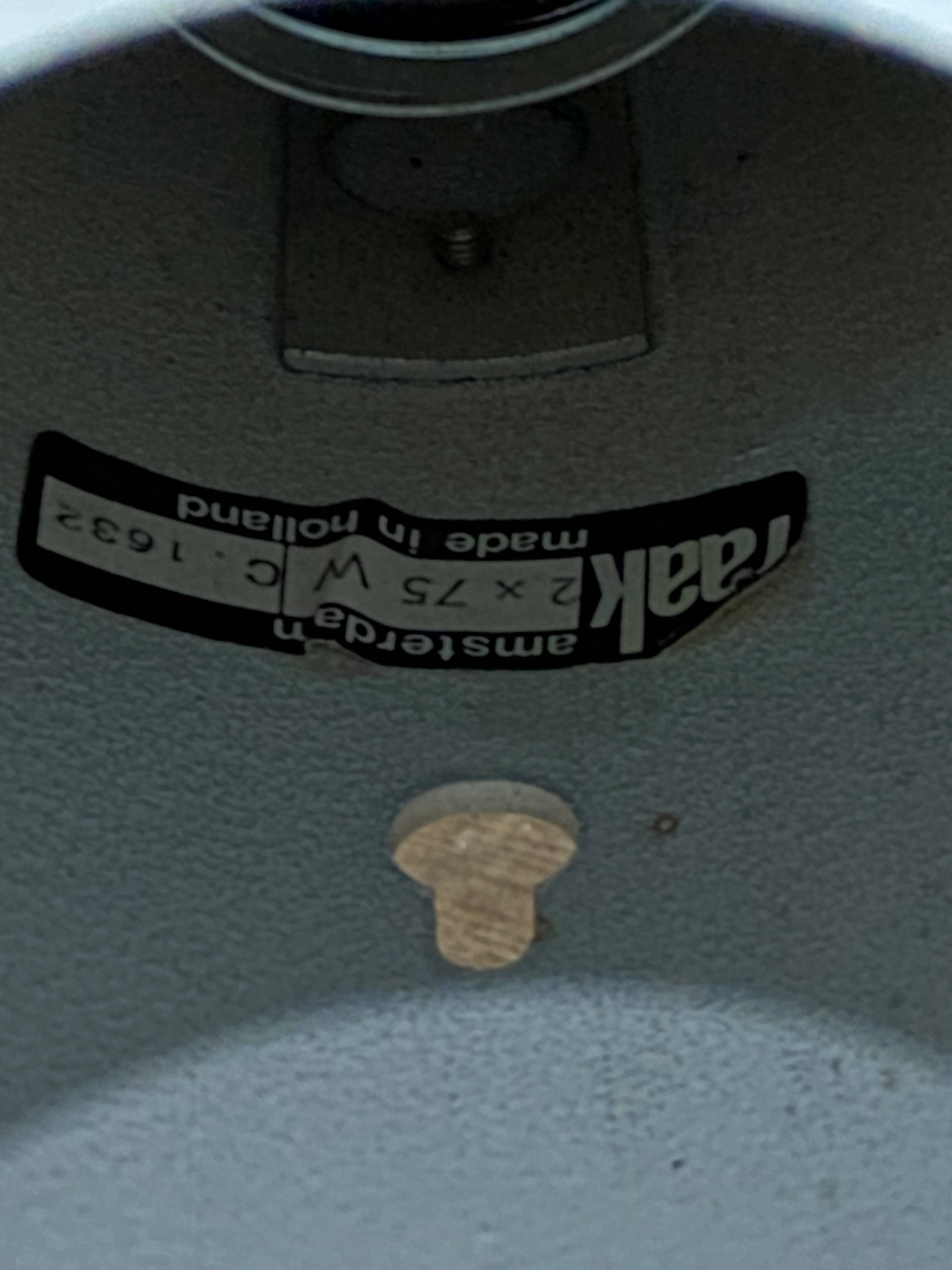 Wall lamp n2 Sconce Fuga XXL 60cm Aluminum Raak Komulainen 1970 vintage