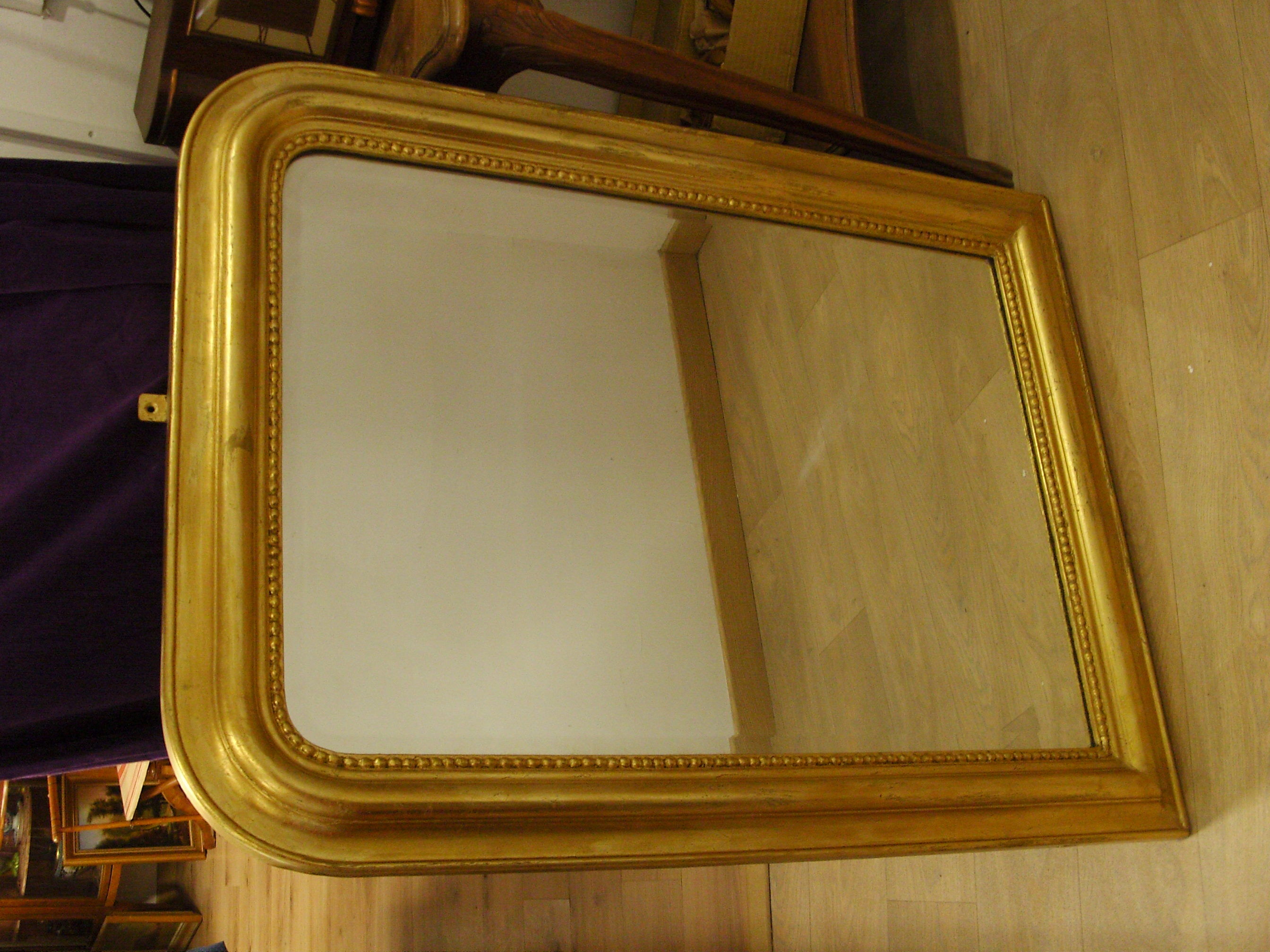 Mirror Louis Philippe gilded 100 cm