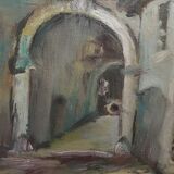 Oil painting, the medina.