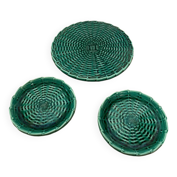 Dessous de bouteilles et plat céramique