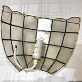 Pair of mother-of-pearl shell sconces