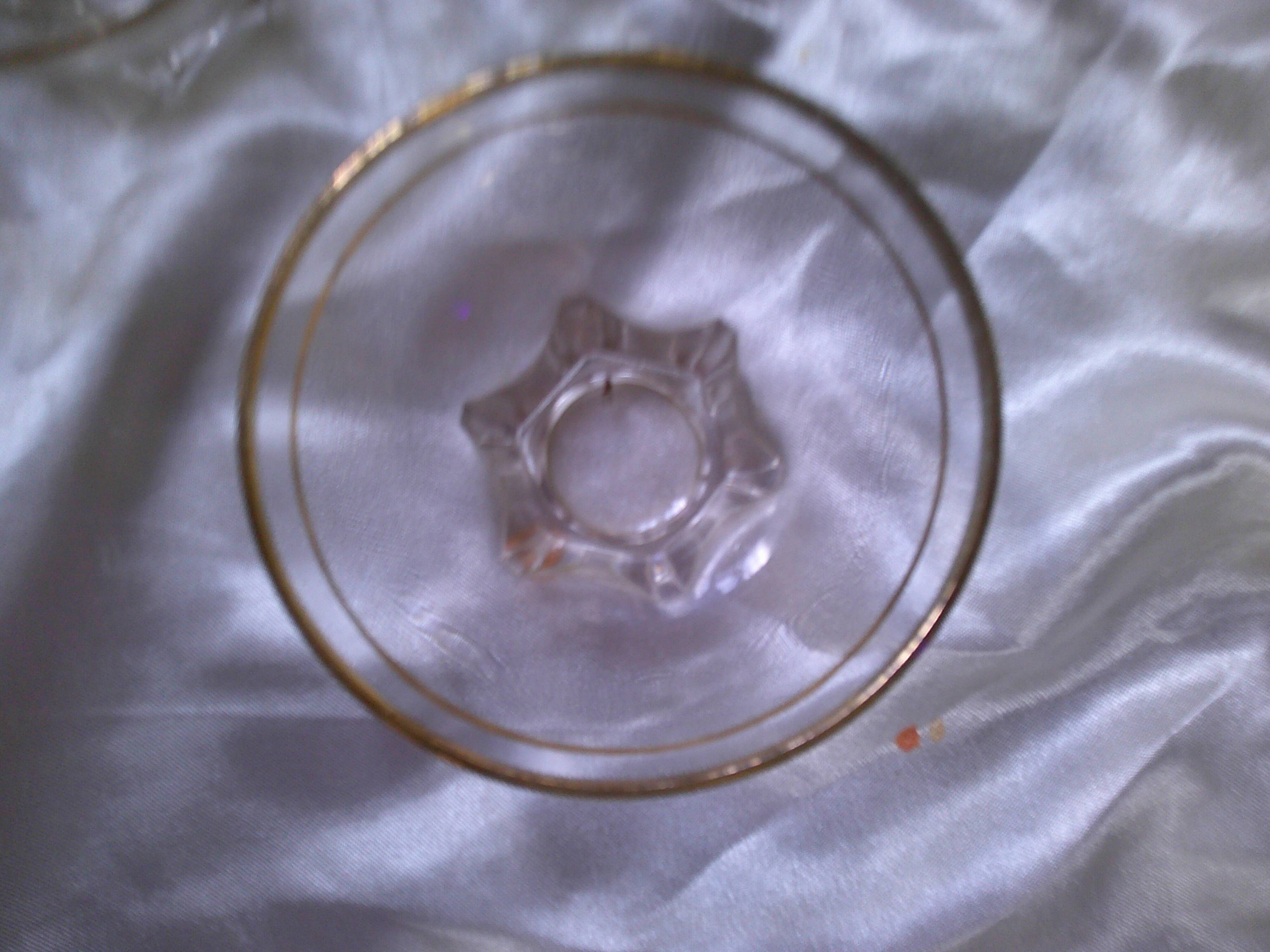 3 Old champagne glasses