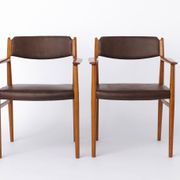 Pair of Arne Vodder Model 418 Armchairs, 1960s Danish Mid Century Teak