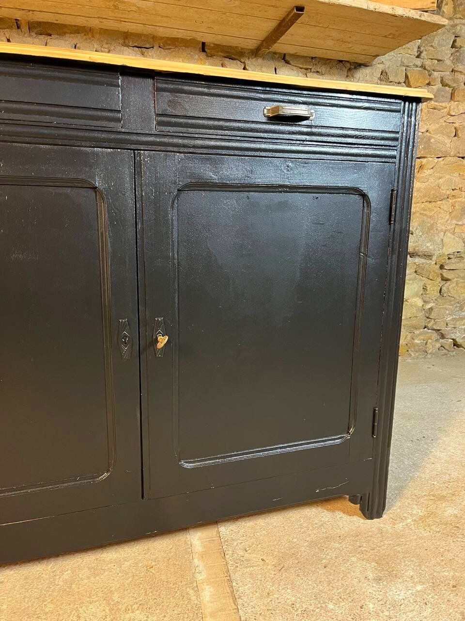 Black sideboard 2 doors