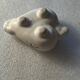 Vintage 50s salt and pepper shaker - ceramic - heart shapes