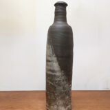 70s handmade sandstone bottle-vase