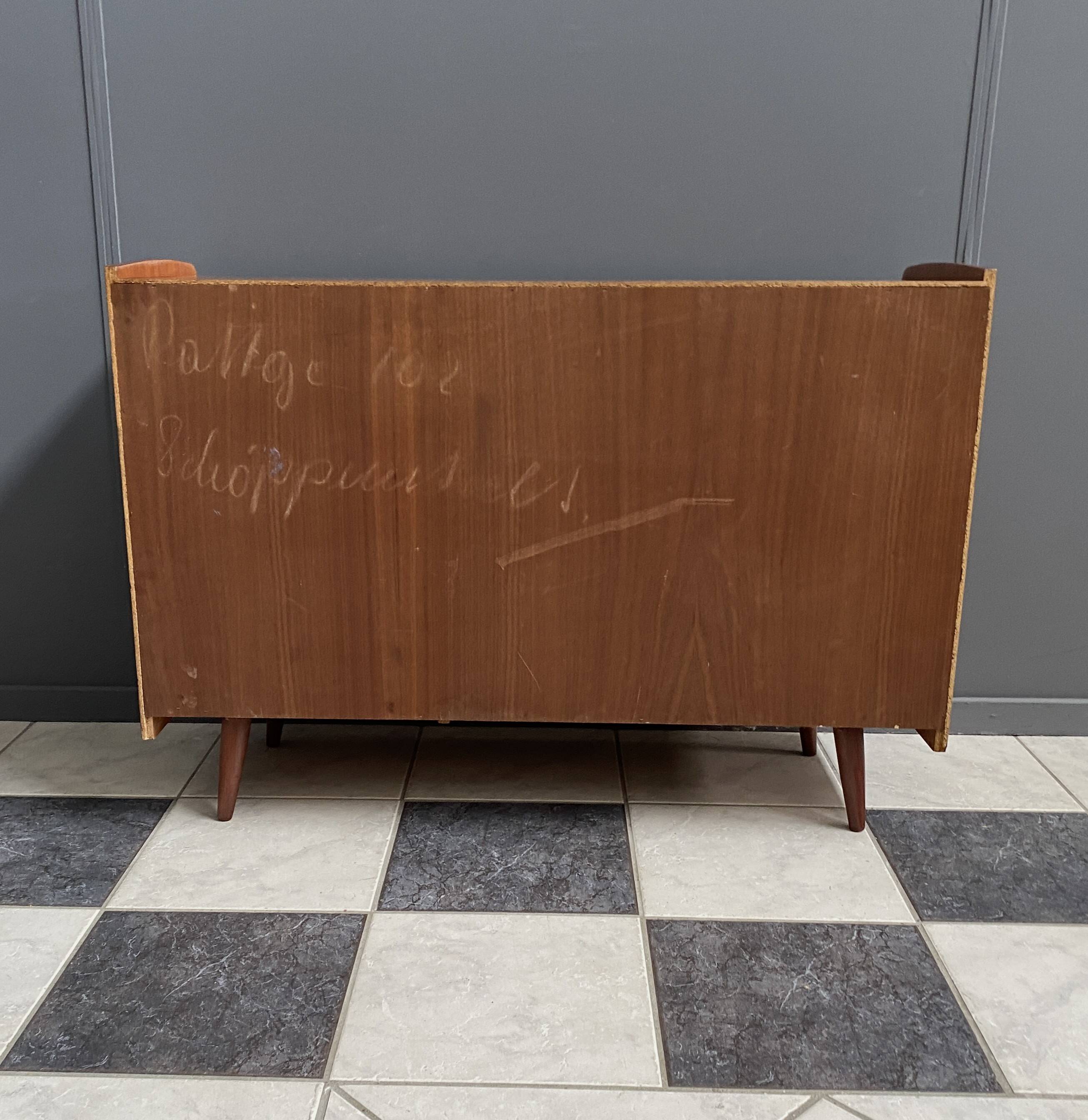 1960s wood Schoe cabinet