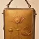 Art-Nouveau barber tryptic mirror - 48x21cm