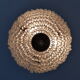 Ceiling light basket with 3 lights in gilded brass