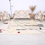 Tapis bérbere fait main traditionnelle 250cmx150cm