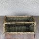 Rattan magazine rack