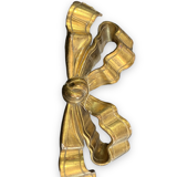 Decorative knot in wood and gilded stucco nineteenth