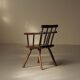 Fauteuil en bois massif, art populaire, Royaume-Uni , XIXᵉ siècle