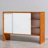 Swedish Mid-Century bar set made from solid pine 1970s