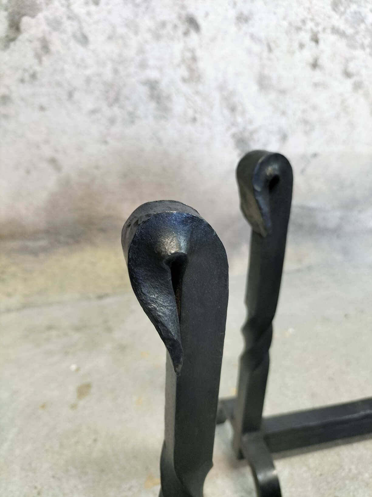 Pair of vintage andirons